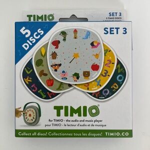 TIMIO Set# 3 - 5 Disc Set For TIMIO Music Audio Player Educational Learning NEW!